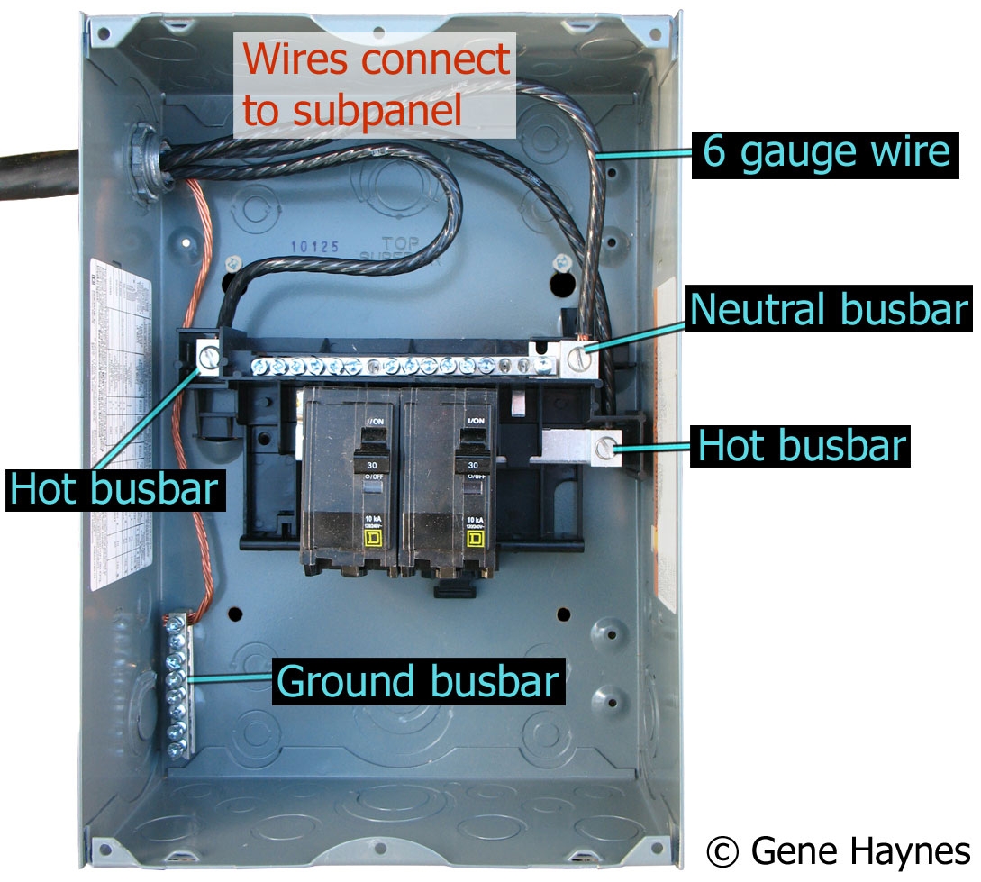 100 Amp Sub Panel Wiring Diagram
