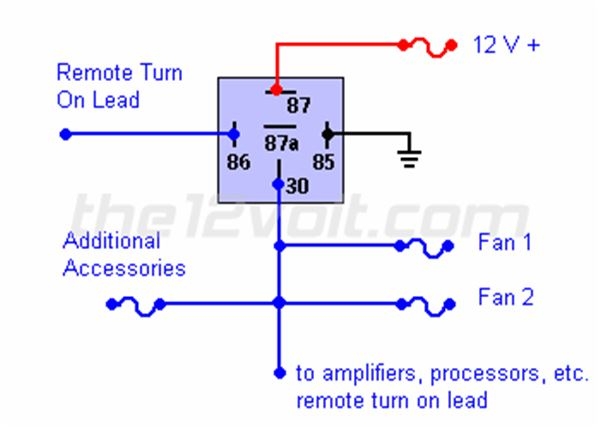 12 Volt Relay Wiring Diagram