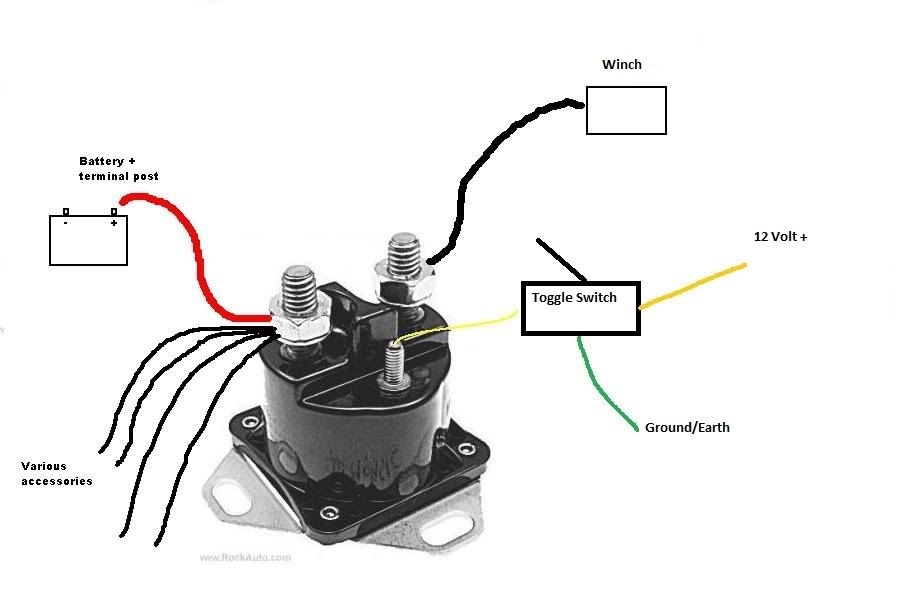 12 Volt Winch Solenoid Wiring Diagram Collection