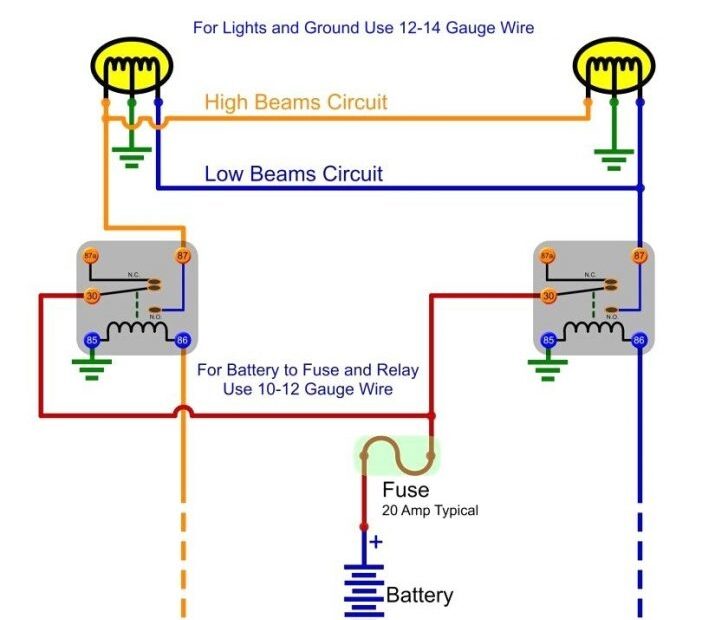 12V Relay Wiring Diagram 5 Pin Fitfathers 12 V Trucks 12 Volt
