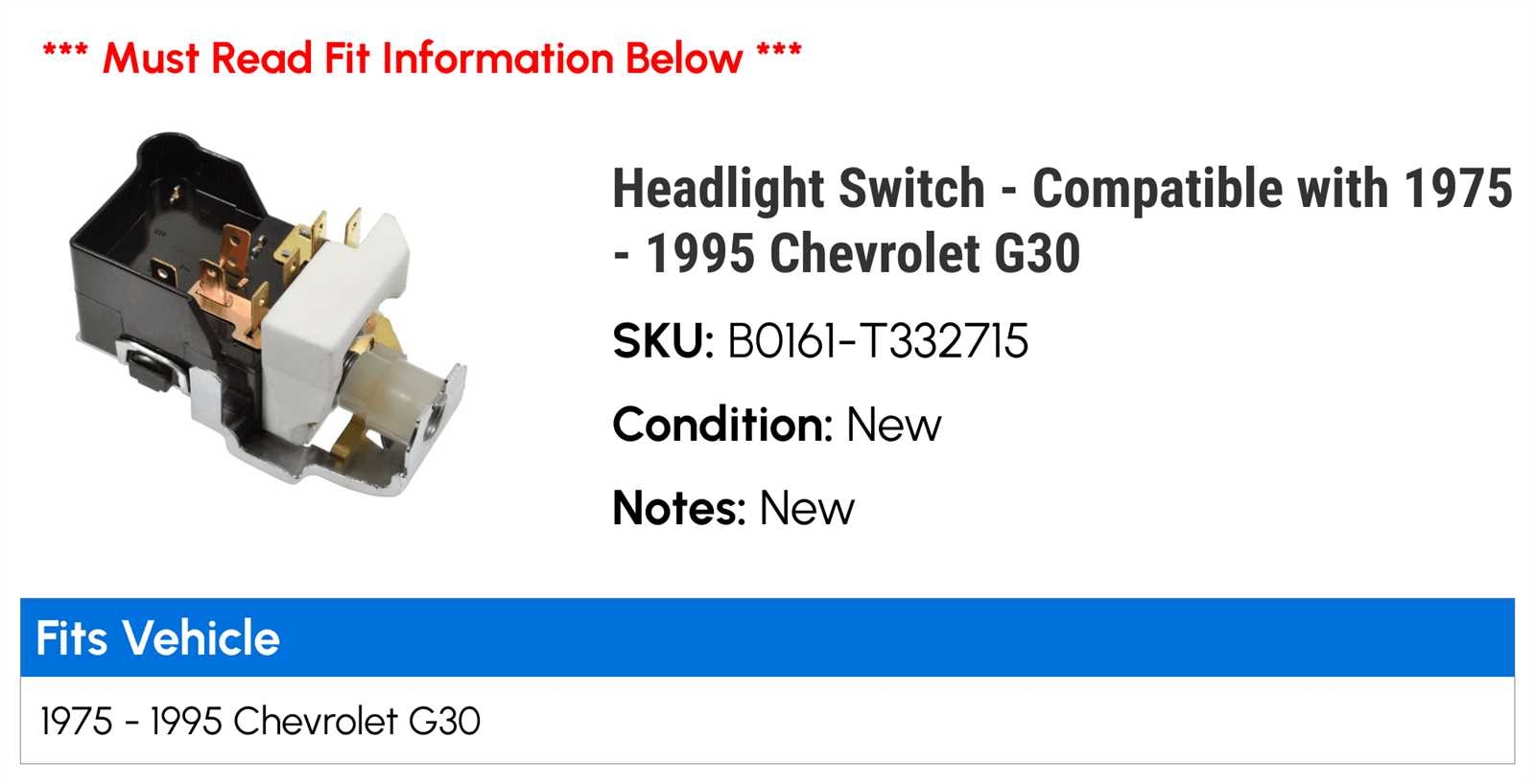 1984 Chevy G10 Headlight Switch Wiring Diagram Guide