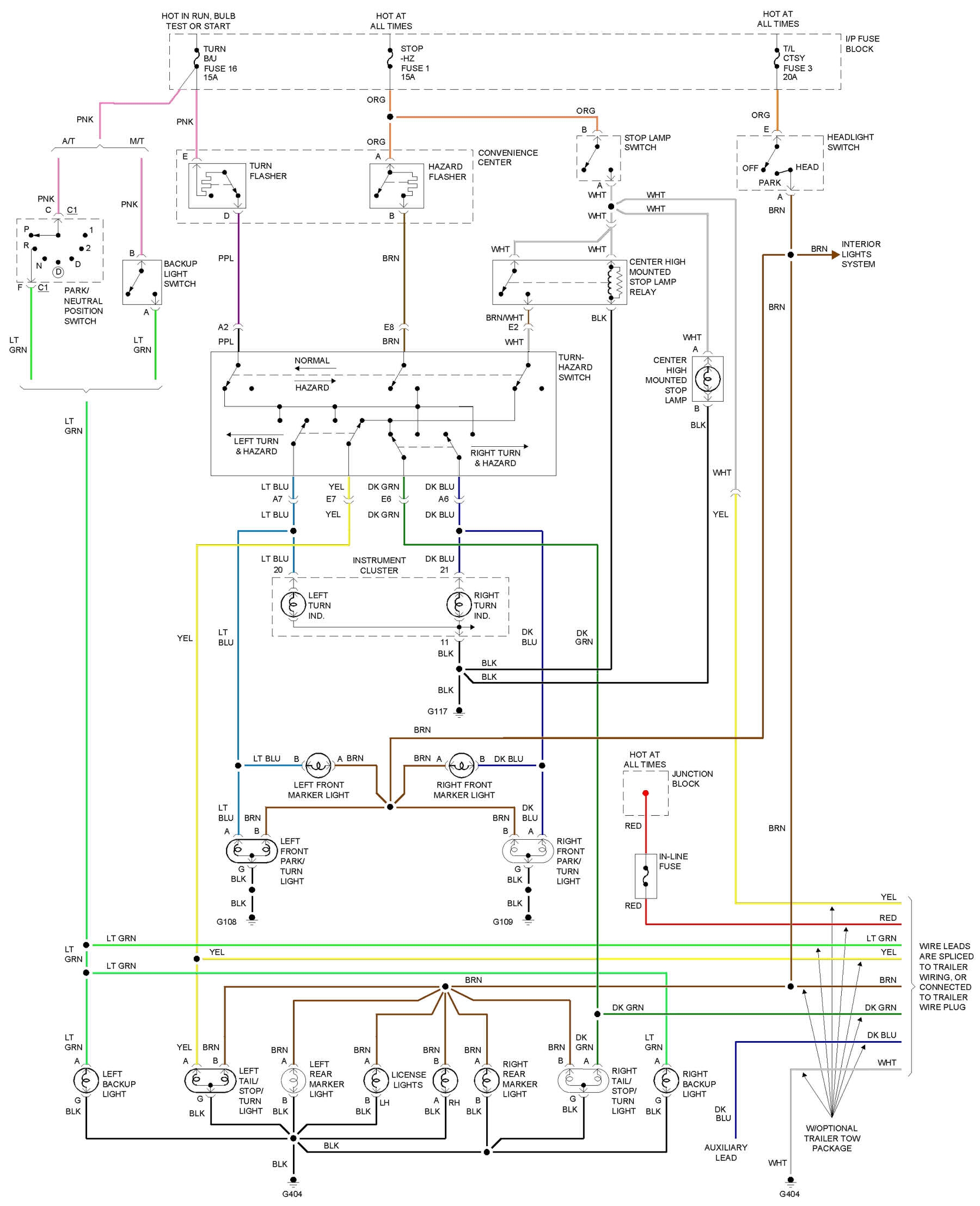 1997 Chevy Silverado Brake Light Wiring Diagram Wiring Diagram Images 