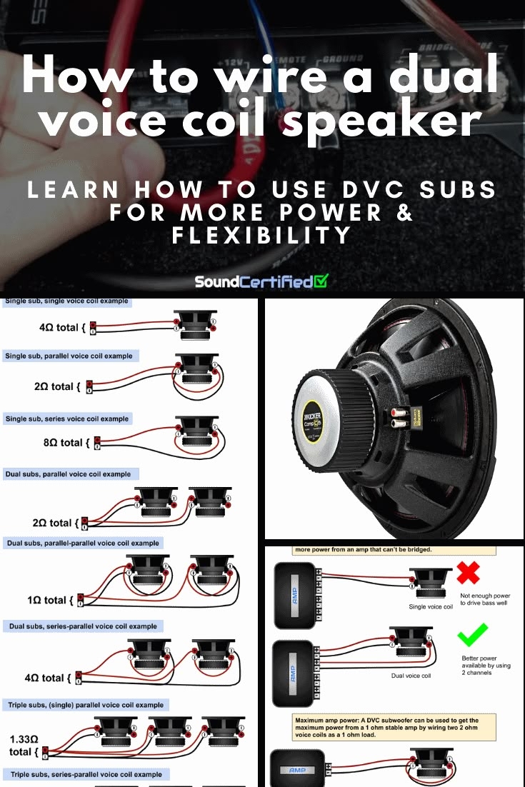 2 Ohm Dual Voice Coil Wiring