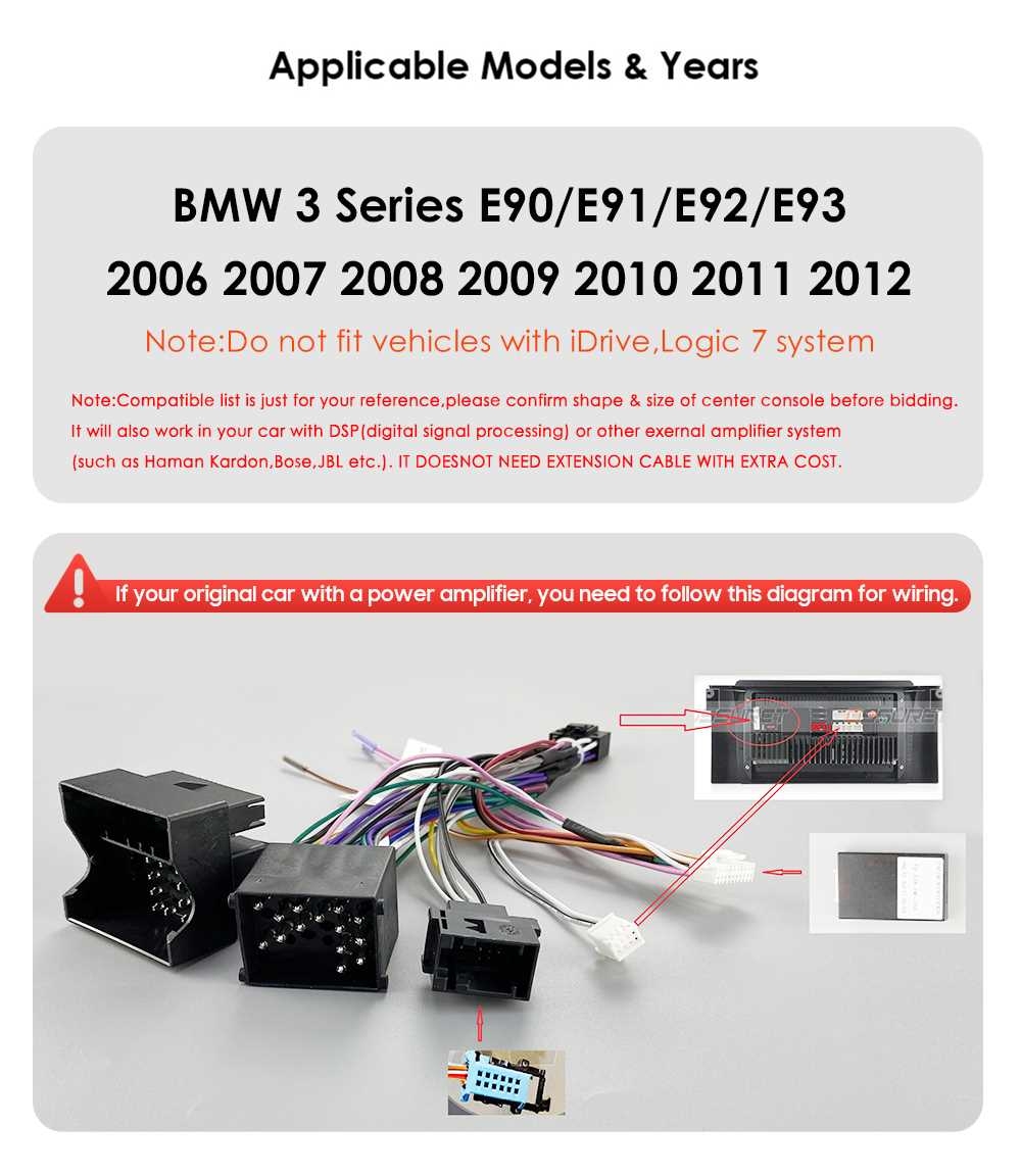 2008 BMW 328xi Radio Harness Wiring Diagram Guide