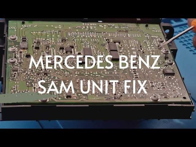 2017 Benz GLA 250 Rear SAM Module Wiring Diagram