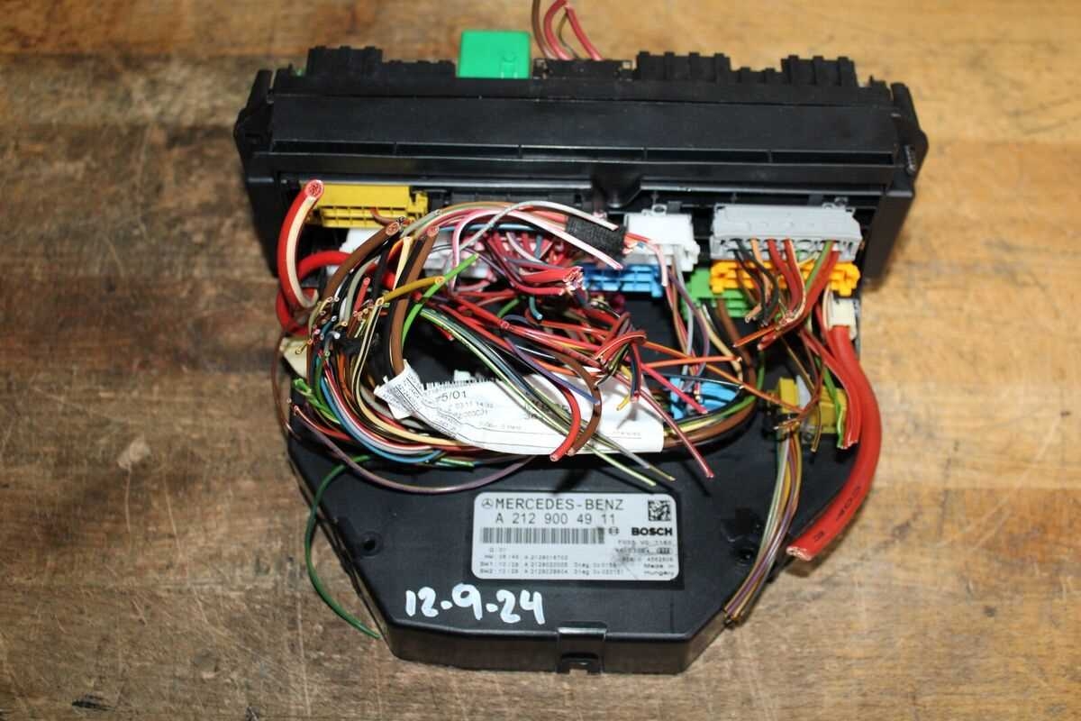 2017 Benz X156 Rear SAM Module Wiring Diagram Guide