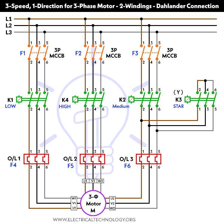 3 Phase Wiring Motors Diagrams For Electrical Systems