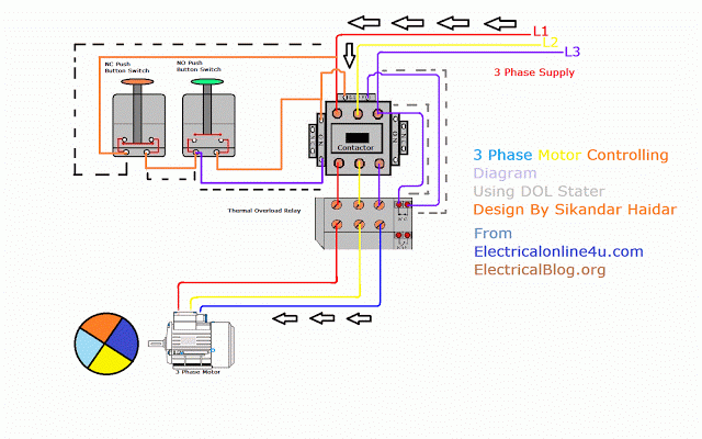 3 Phase Wiring Motors Diagrams