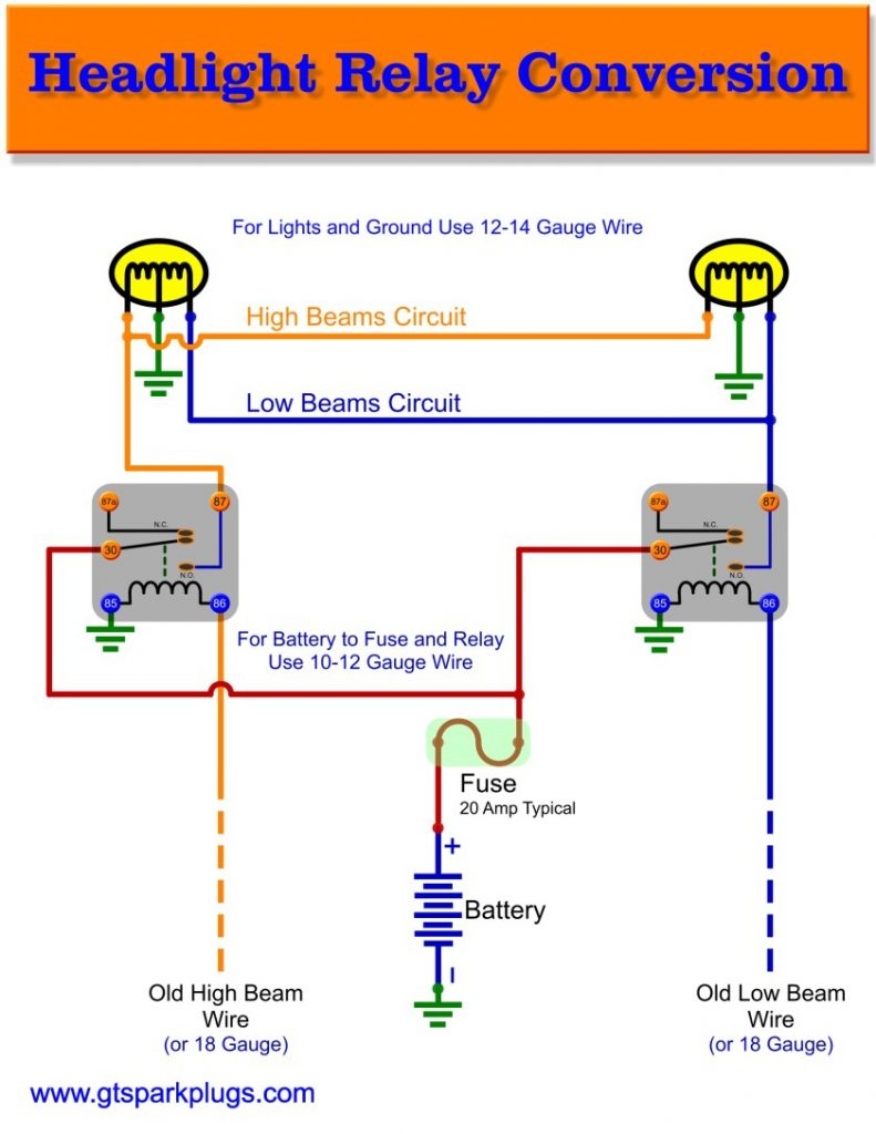 3 Prong 4 Headlight Wiring Diagram Wiring Diagram Headlight Wiring 