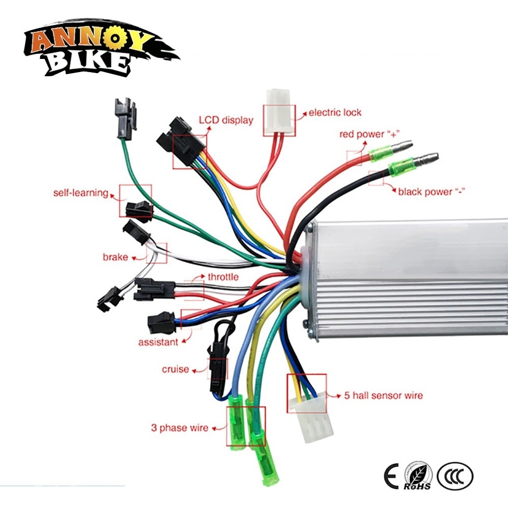 36 Volt E Bike Controller Wiring Diagram 36 Volt E Bike Controller 