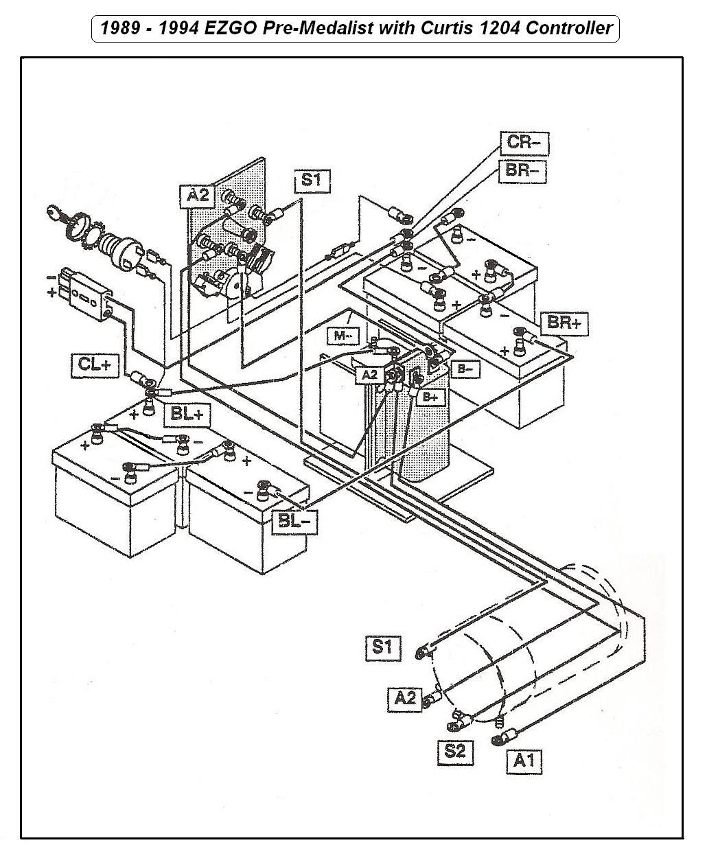 36 Volt Ez Go St Golf Cart Wiring Diagram