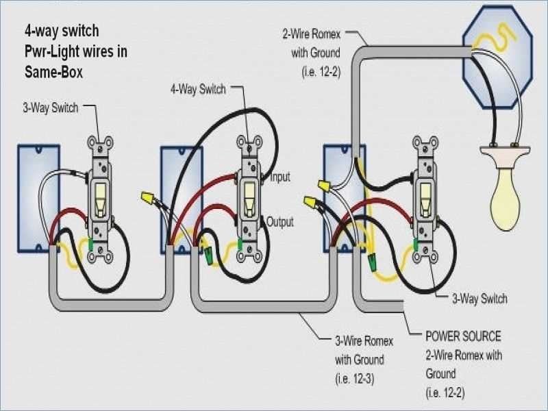 4 way Switch Wiring Diagram Leviton