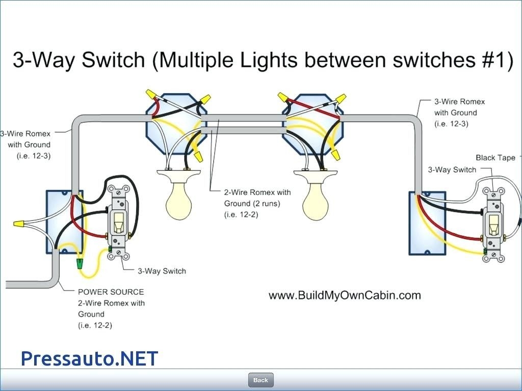 4 way Switch Wiring Diagram Light Middle