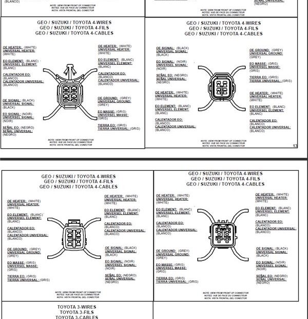 4 Wire 02 Sensor Wiring Diagram