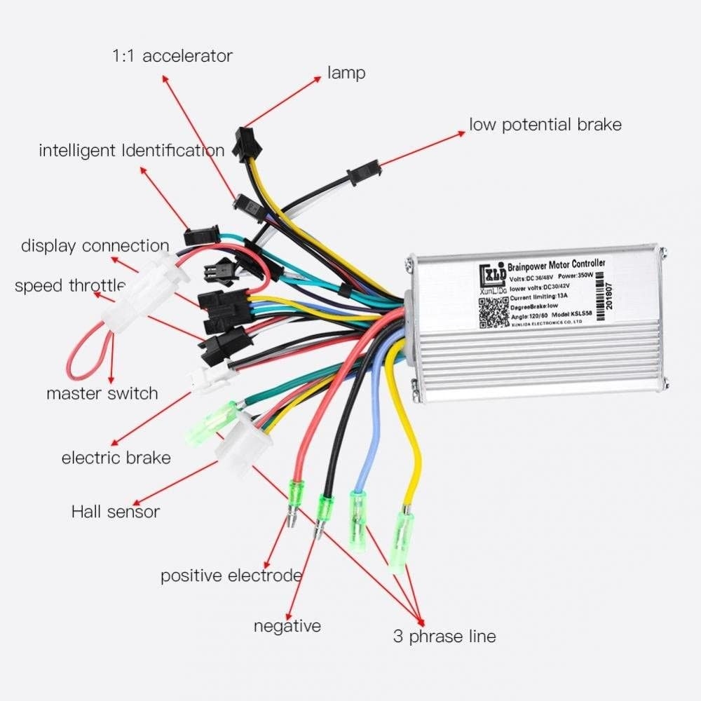 48v E Bike Controller Wiring Diagram