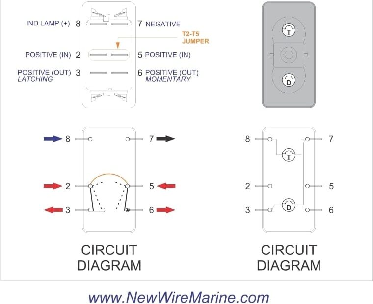 6 Pin Rocker Switch Wiring Diagram Wiring Diagram