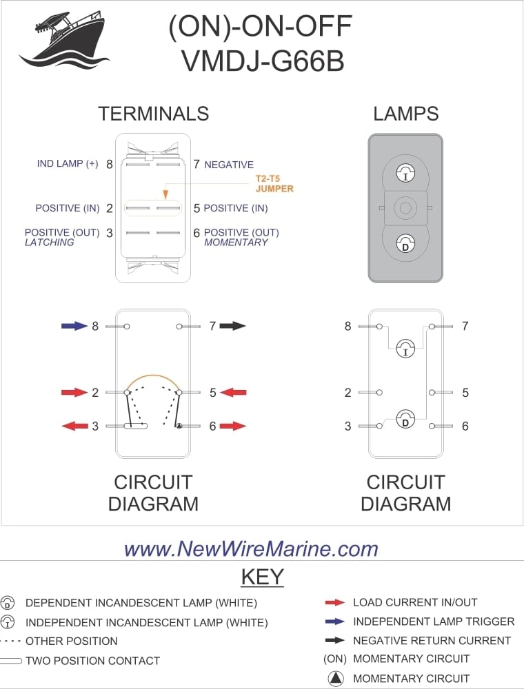 6 Pin Rocker Switch Wiring Diagram Wiring Diagram