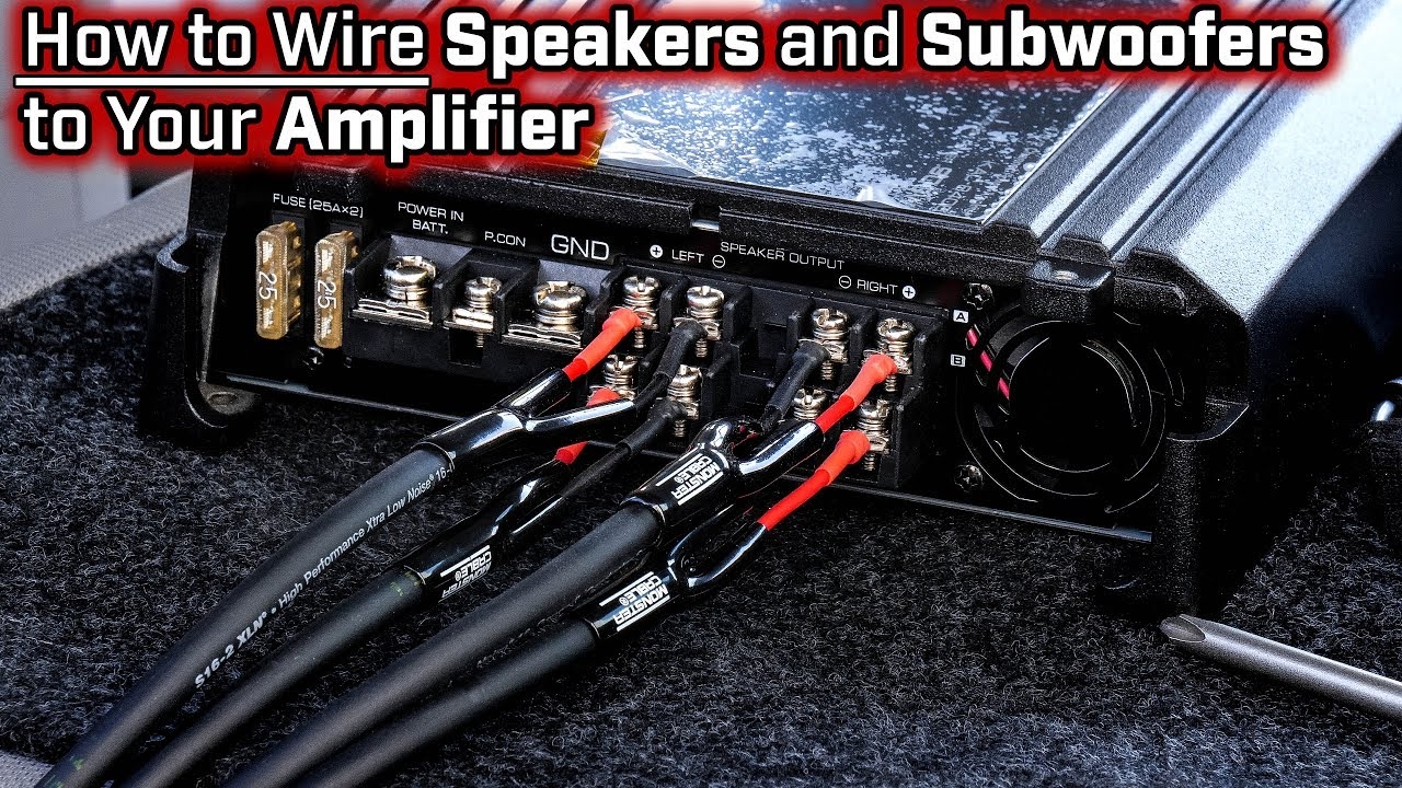 6 Speakers 4 Channel Amp Wiring Diagram Wiring Diagram