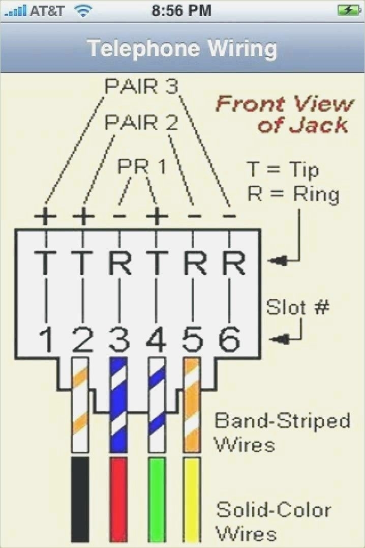 6 Wire Phone Jack Wiring Diagram Wiring For Phone Jack