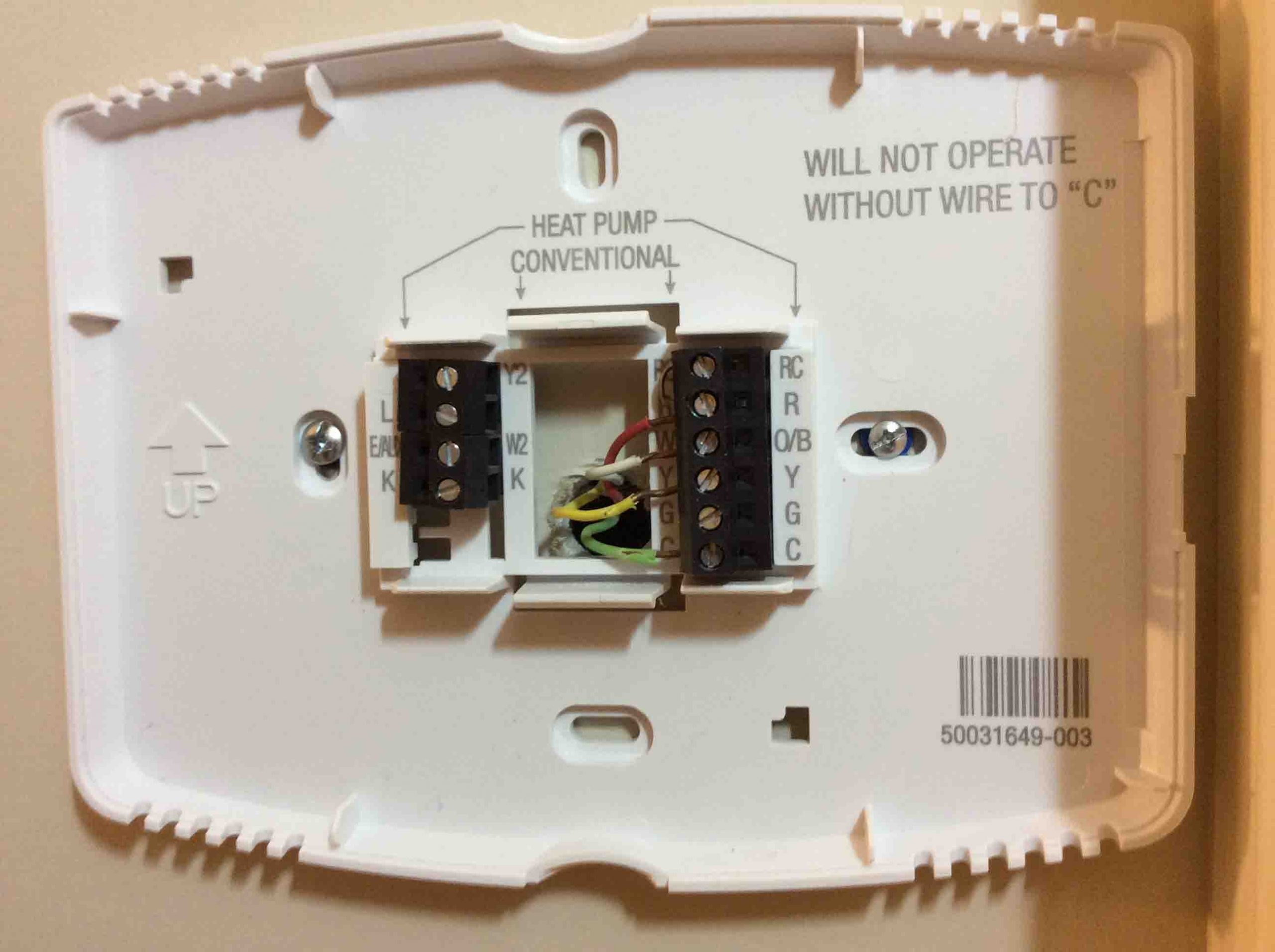 6 wire Thermostat Wiring Color Code