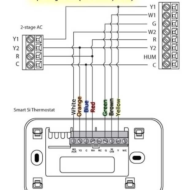 6 Wire Thermostat Wiring Diagram Collection Faceitsalon