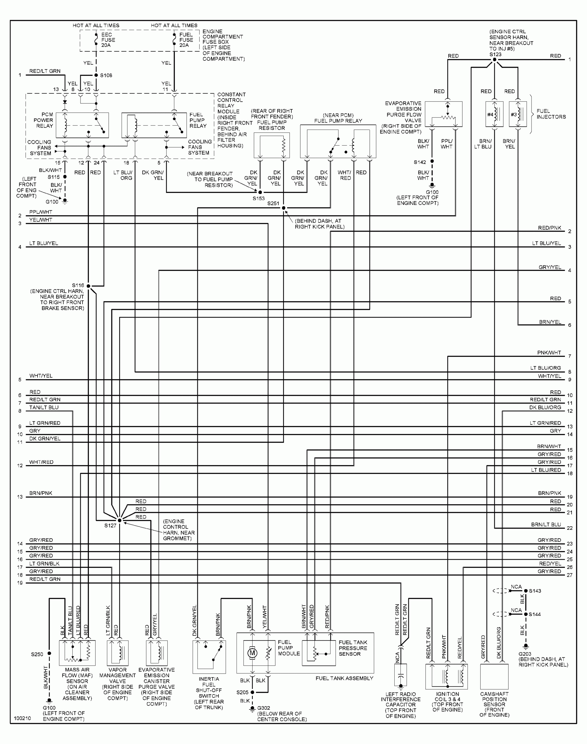 96 Ford Mustang Ccrm Wiring Diagram Wiring Diagram Pictures