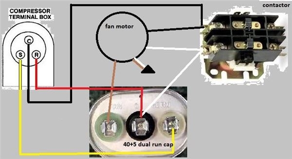 Ac Capacitor Wire Diagram