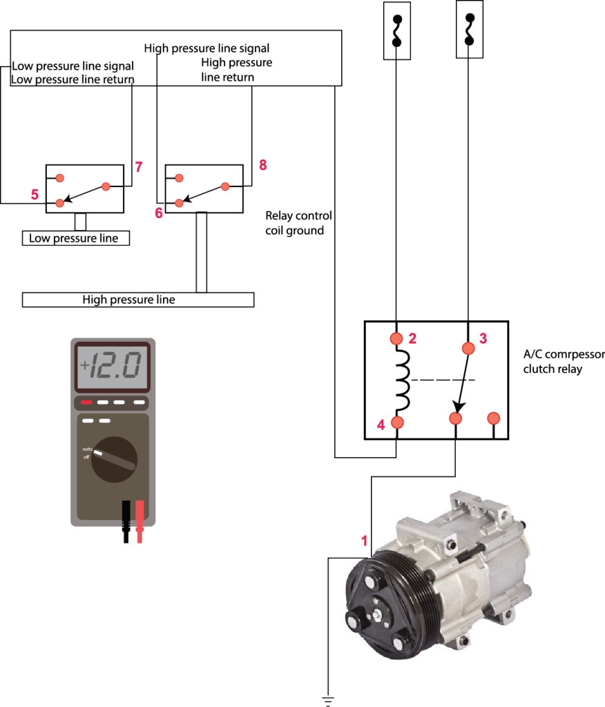 Ac Compressor Wiring Diagram