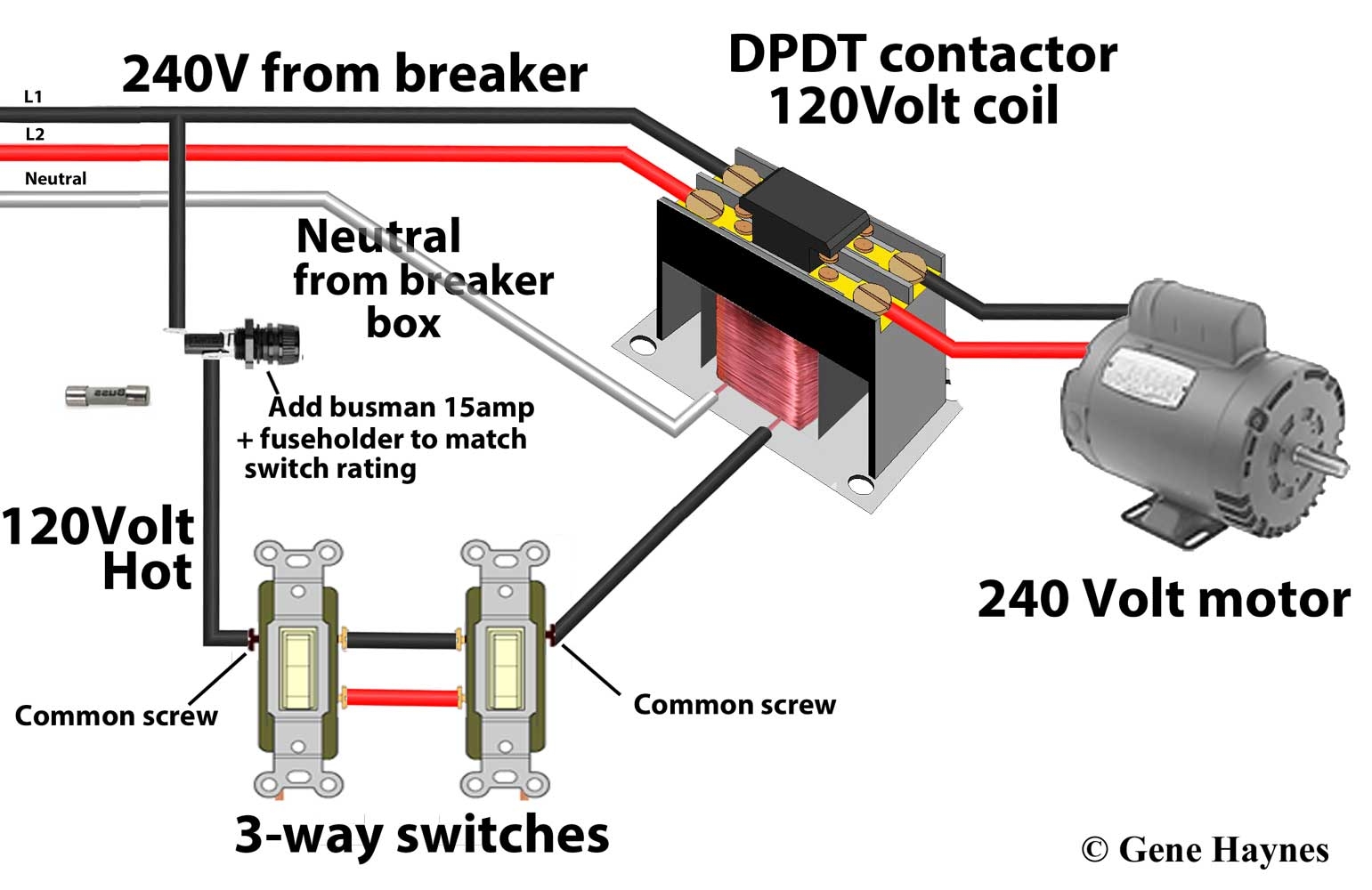 Ac Contactor Wiring Diagram Fasco H230a
