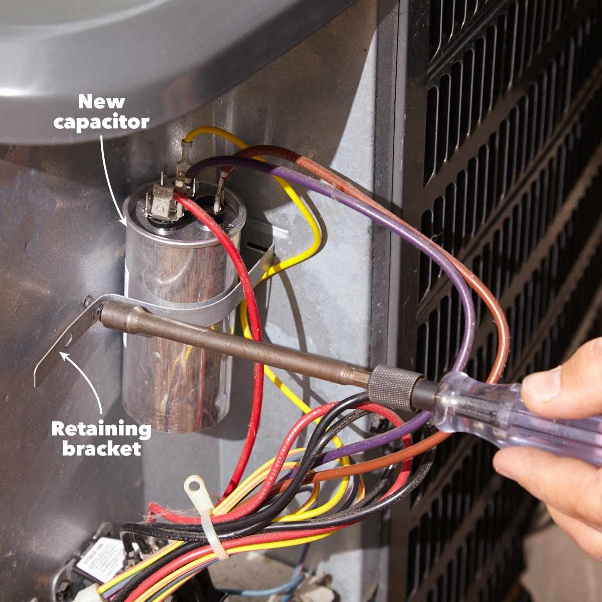 Air Conditioner Capacitor Wiring