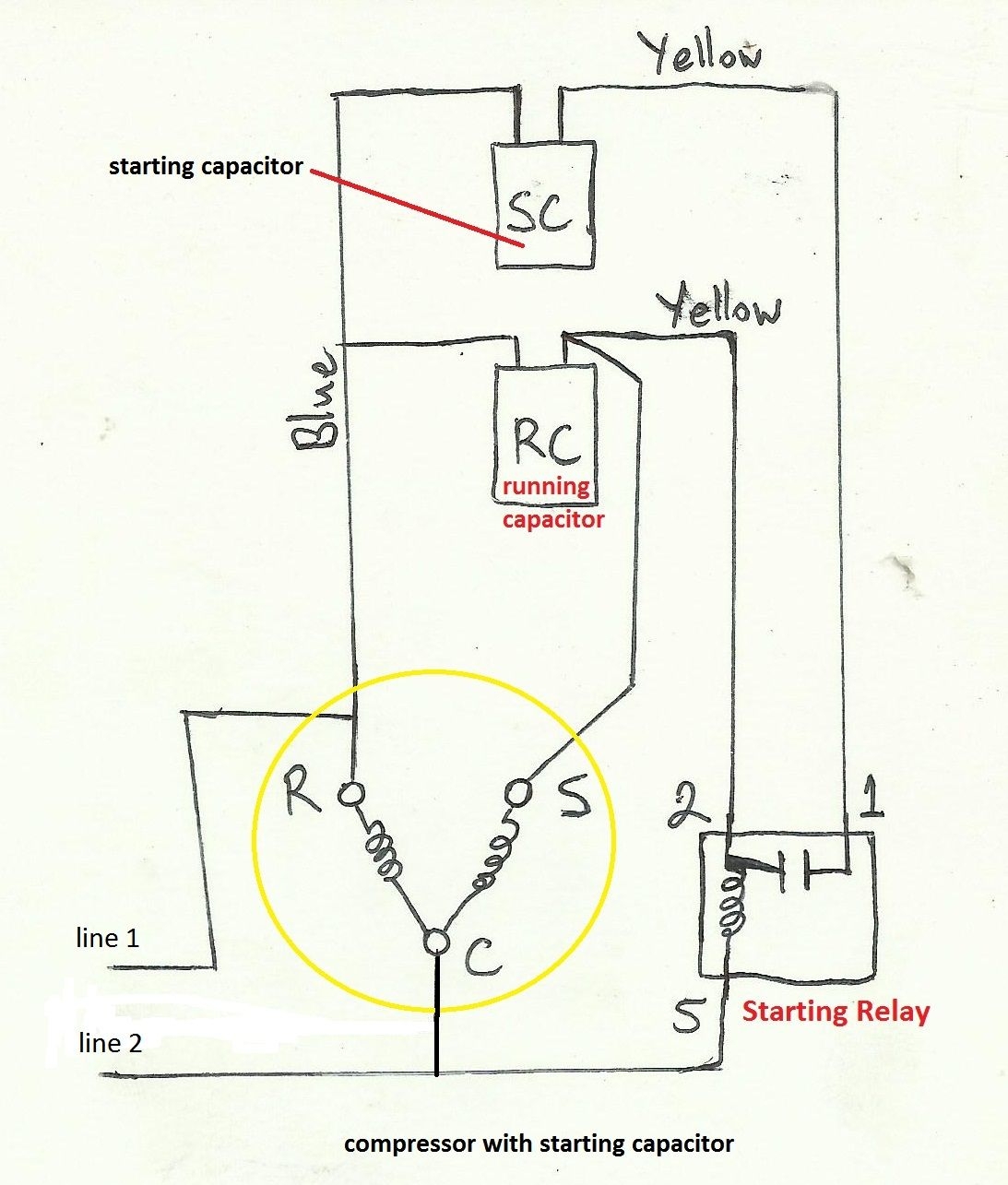 Air Conditioner Compressor Wiring