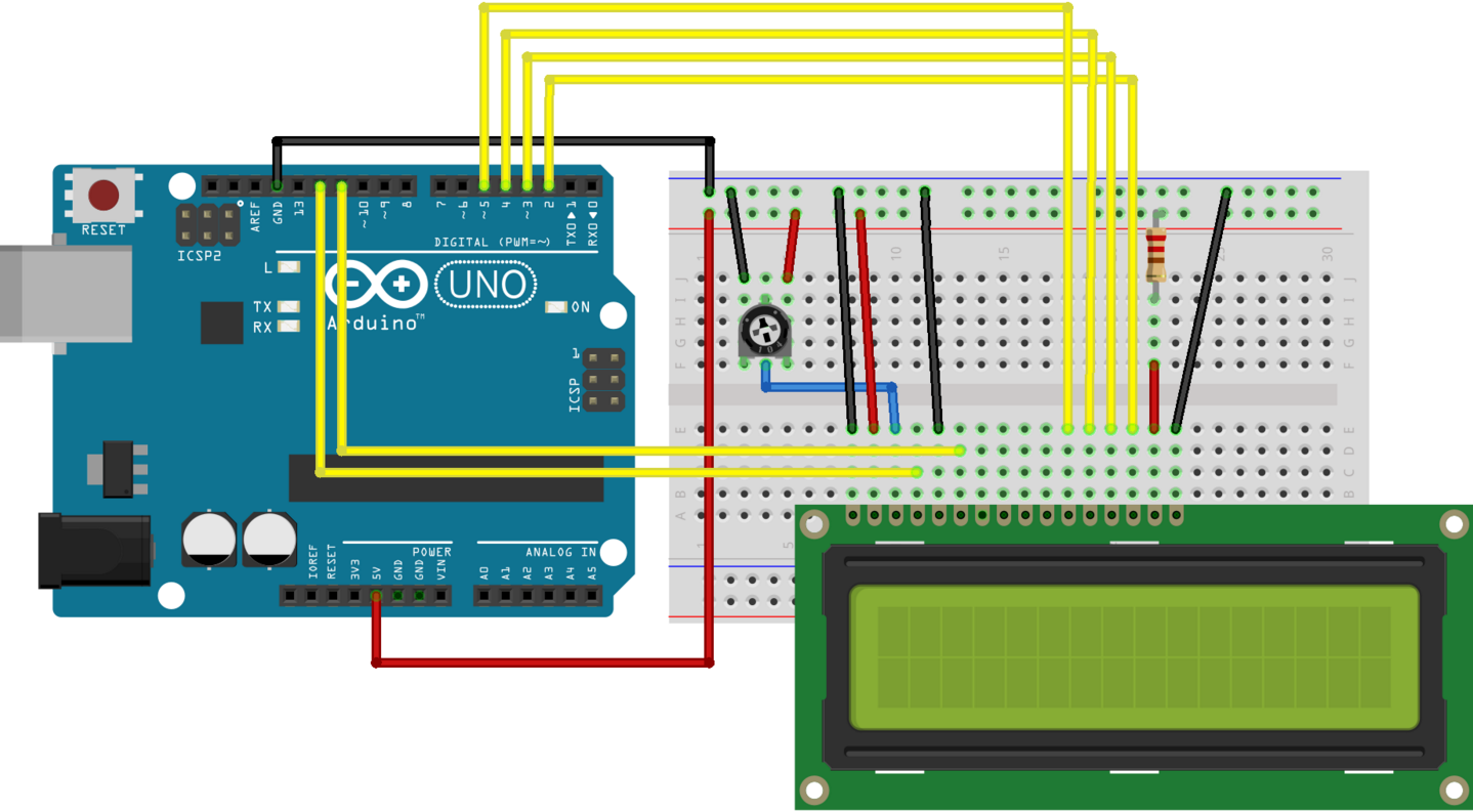 Arduino Lcd Wiring Diagram