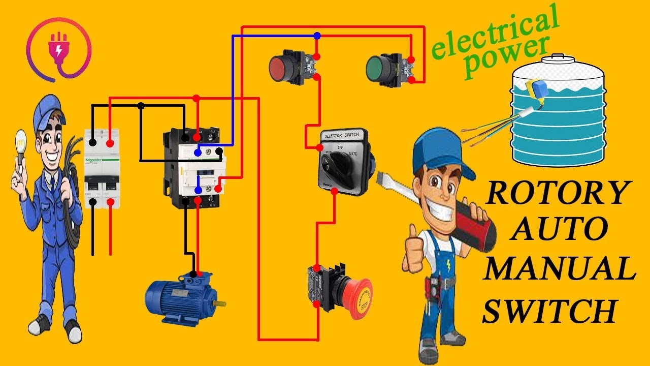 Auto Manual Selector Switch Wiring Diagram