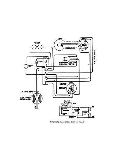 Automatic Monophone NC802000 Wiring Diagram Guide