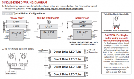 Ballast Bypass Led T8 Wiring Diagram