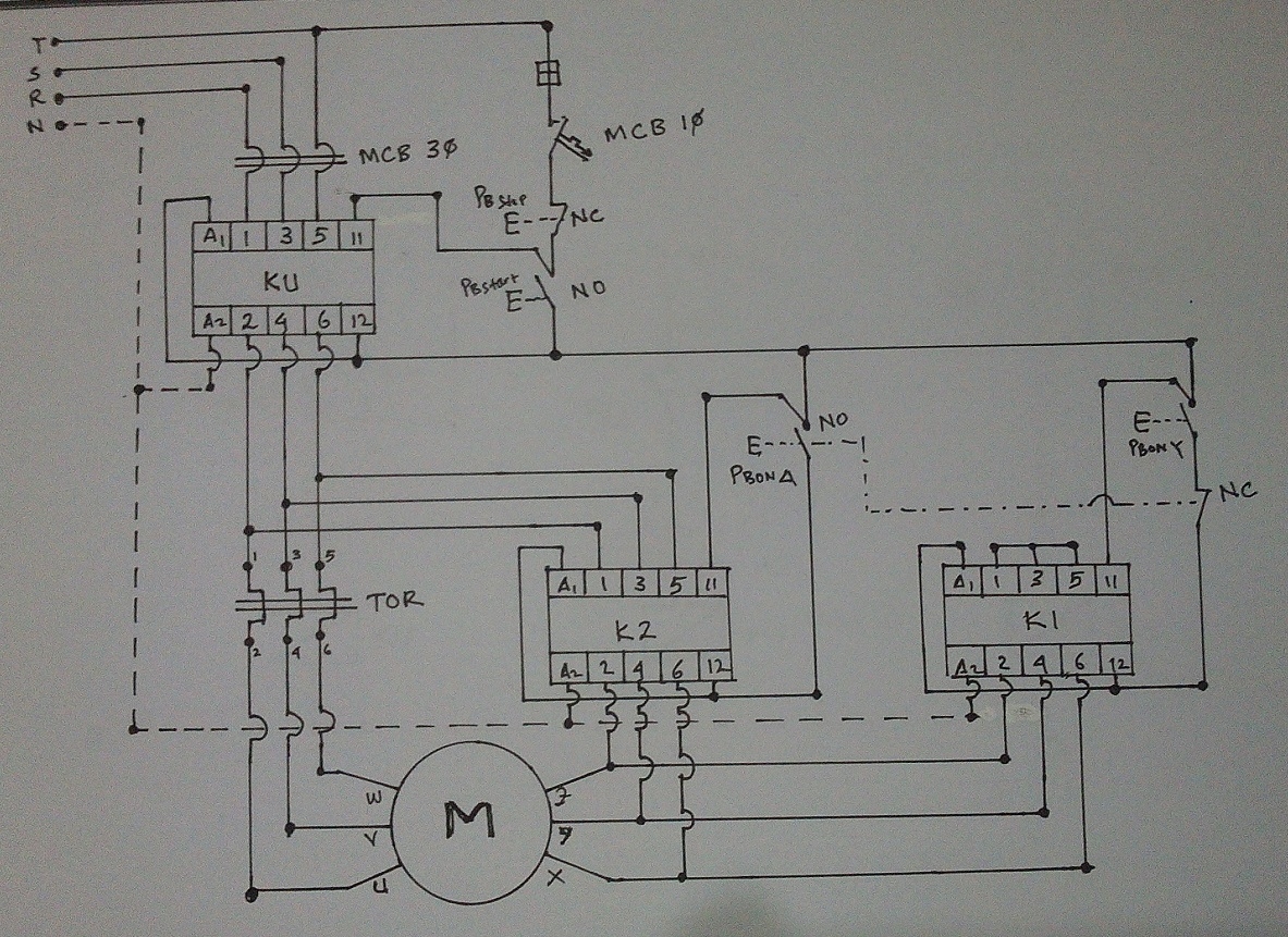 Basic Wiring Diagram For 3 Phase Motor