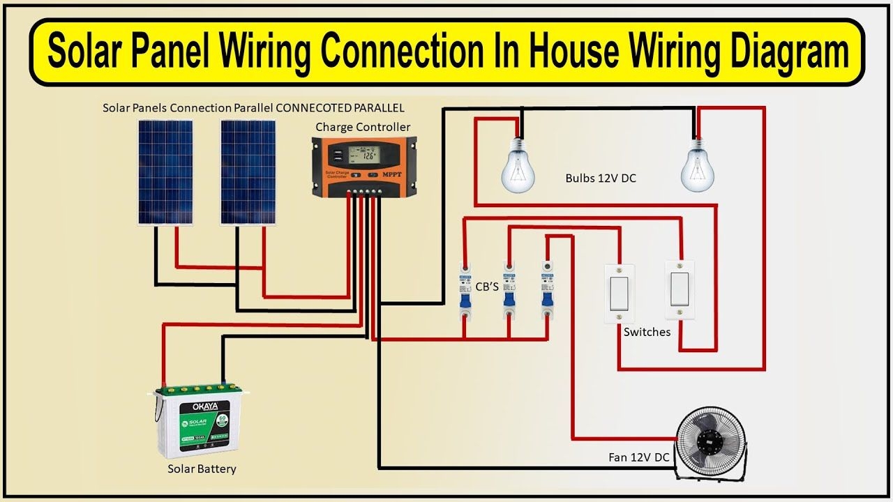 Best 12 How To Make Solar Panel Wiring Connection In House Wiring 