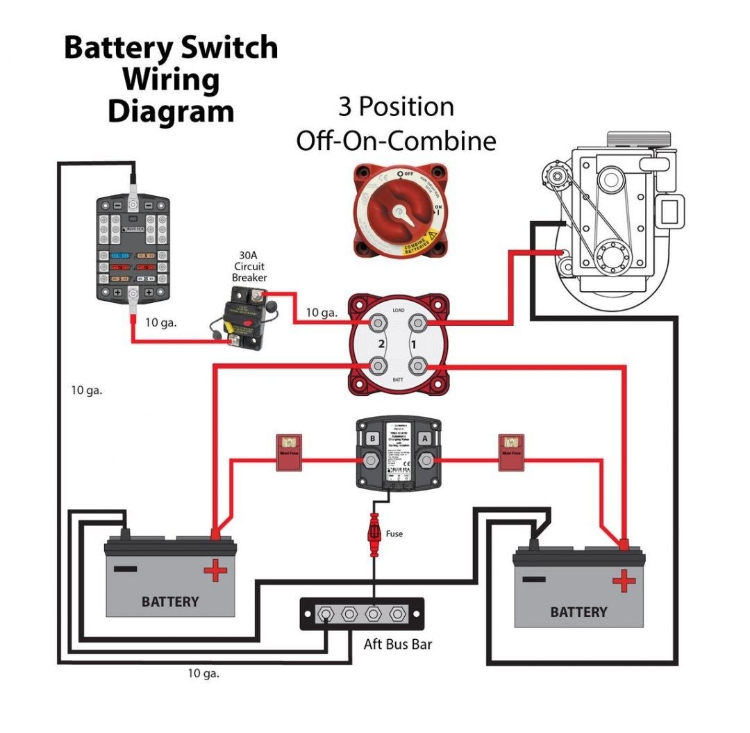 Boat Dual Battery Isolator Wiring Diagram Isolator Wiring Al