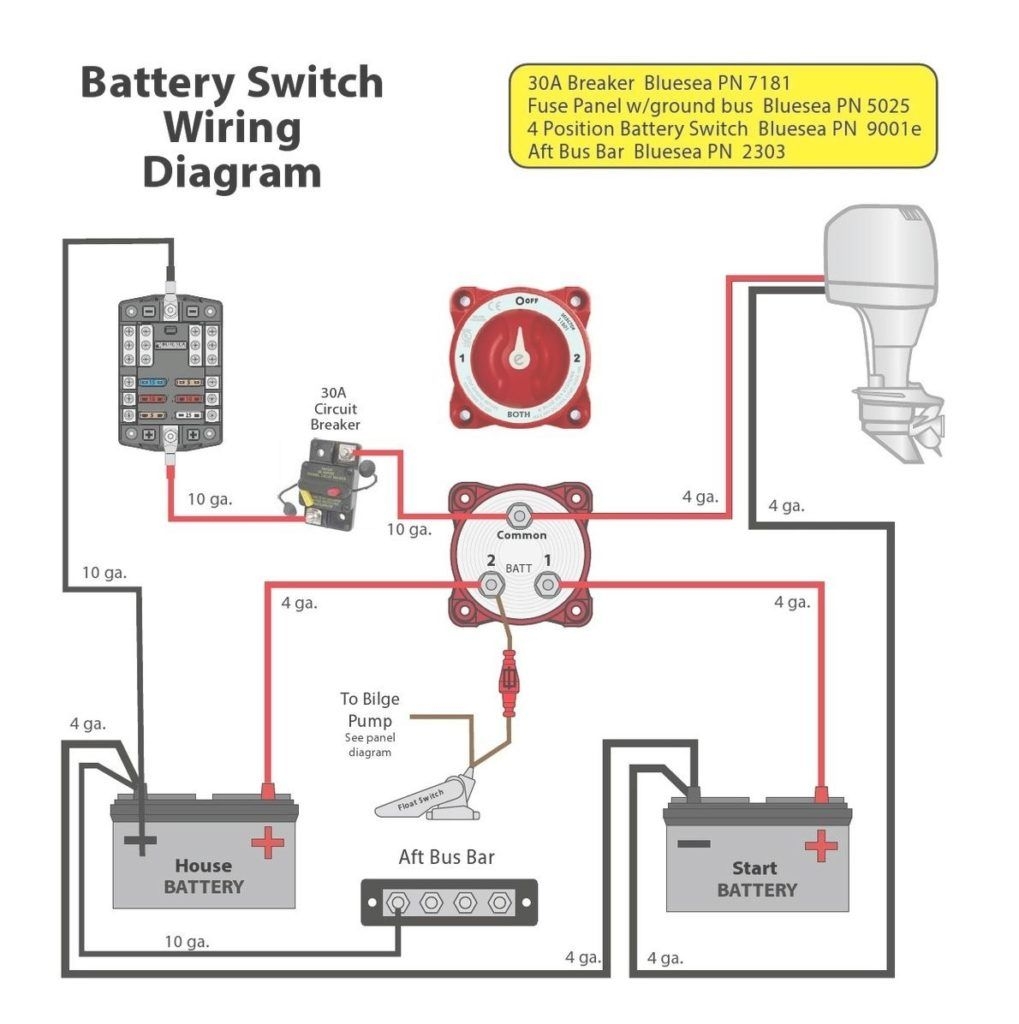 Boat Dual Battery Wiring Diagram Alternator
