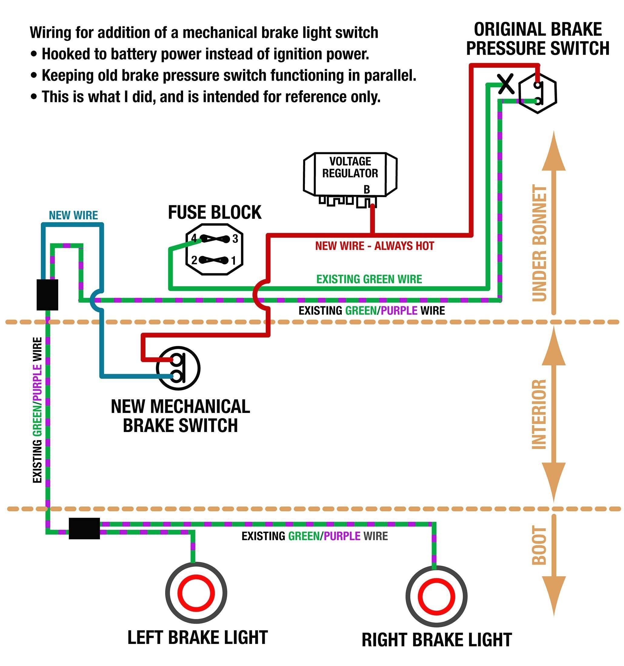 Brake Light Switch Wiring Diagram Brake Light Switch Wiring Diagram