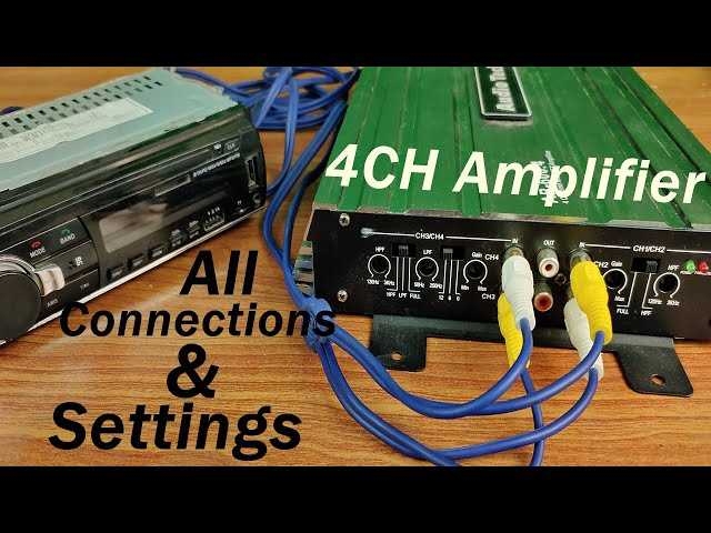 Bridged 4 Channel Amp Wiring Diagram Guide