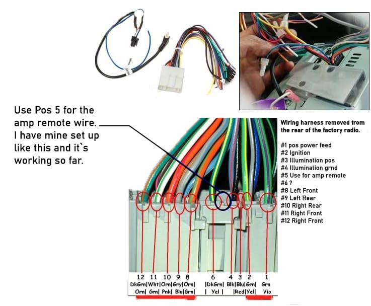 Car Radio Wiring Diagram And Color Wires Meaning Car Anatomy