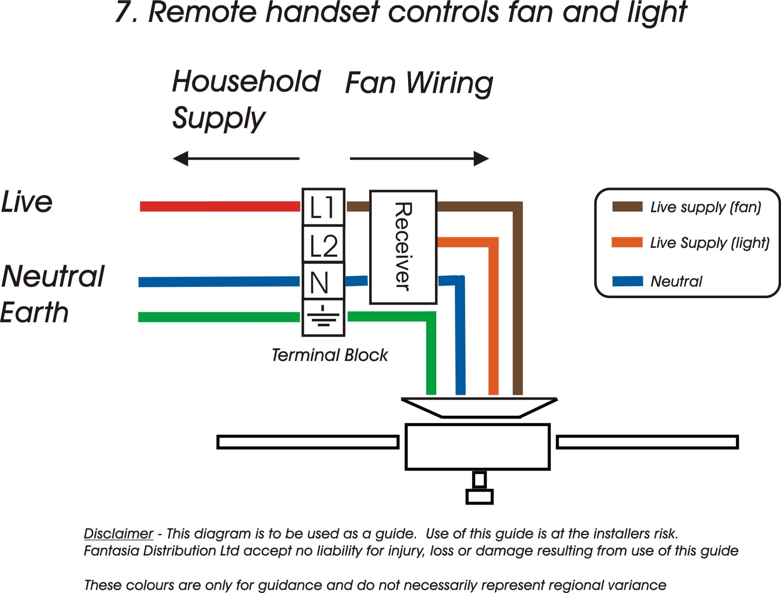 Ceiling Fan With Light Wiring