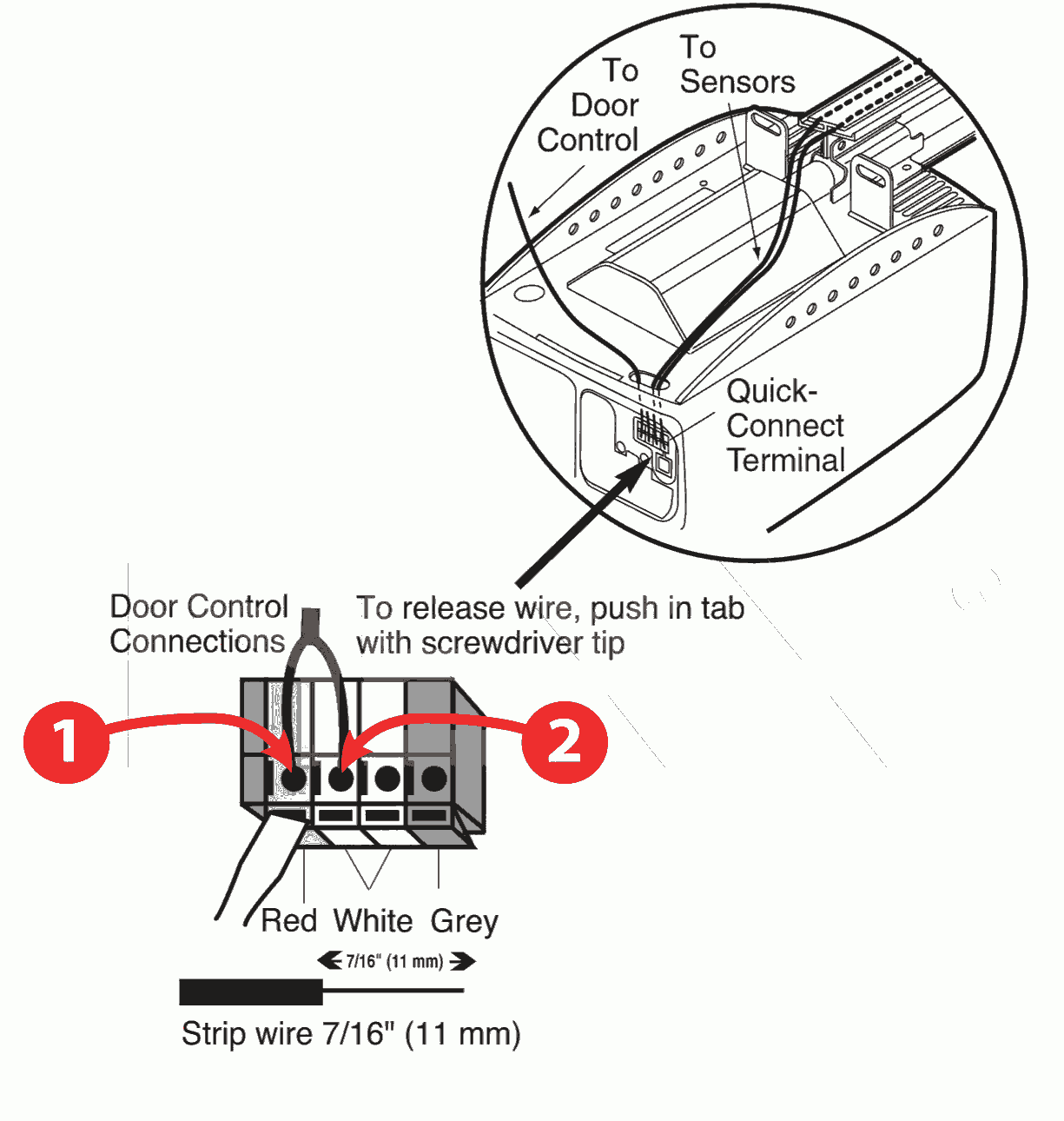 Chamberlain Garage Door Opener Sensor Wiring Diagram Vrogue co