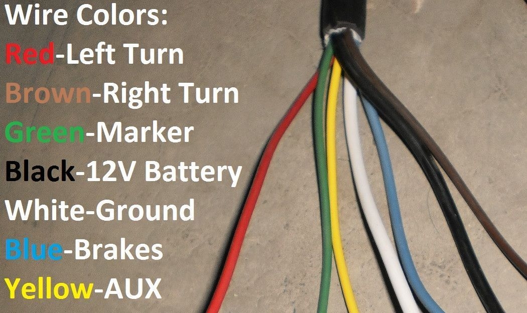 Color Code For Wiring Trailer Lights