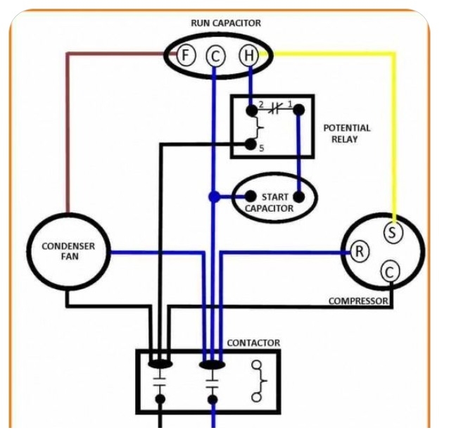 Craftsman Air Compressor Capacitor Wiring Diagram Circuits Gallery