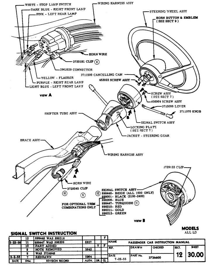 Decoding The Schematic GM Steering Column Wiring Diagram A 