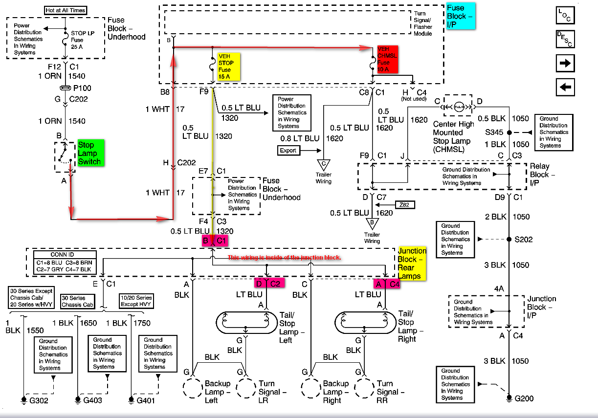  DIAGRAM 2001 Chevy Silverado 1500 Tail Light Wiring Diagram 