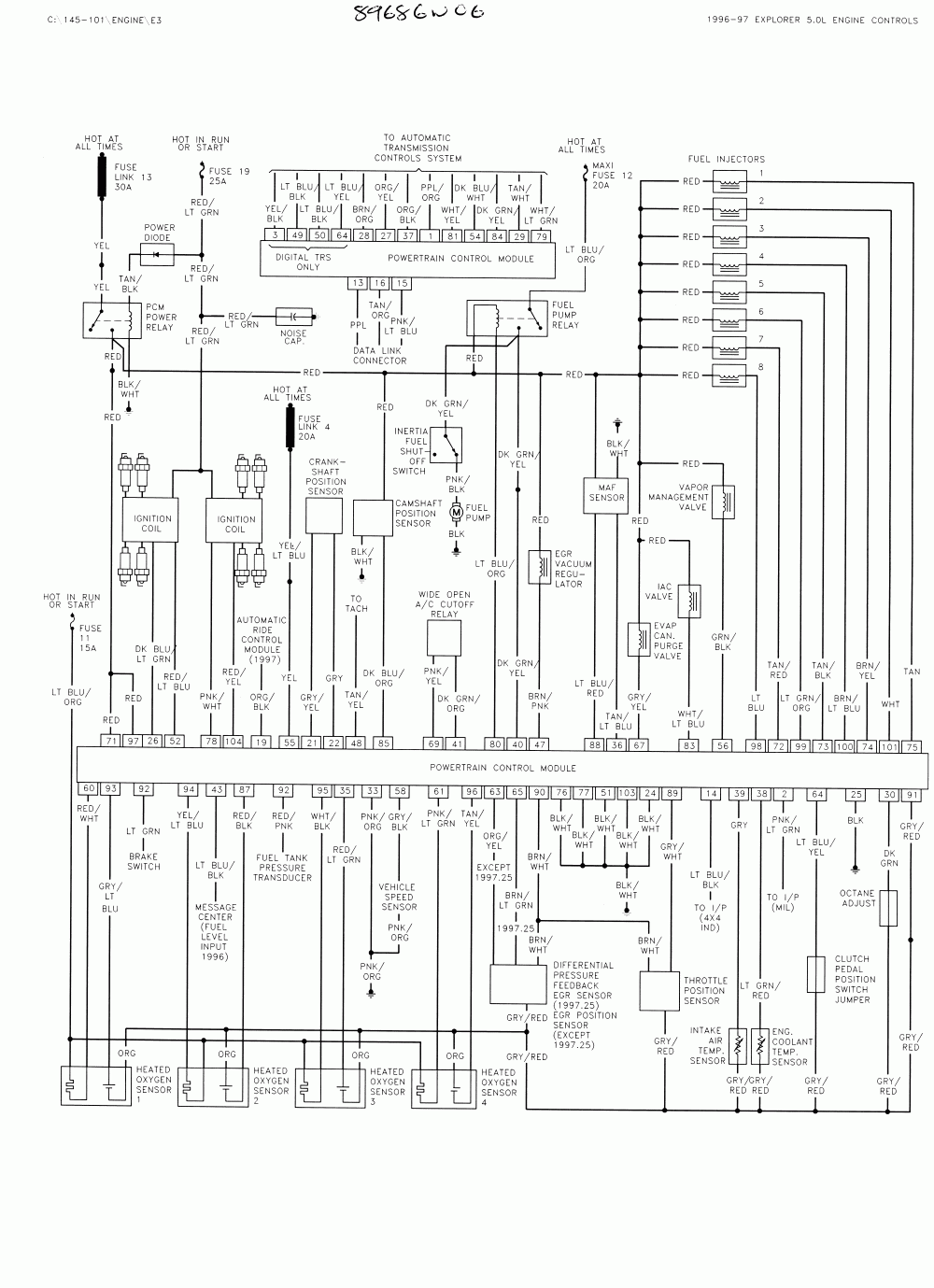  DIAGRAM Ford Explorer Wiring Diagram 99 WIRINGSCHEMA COM