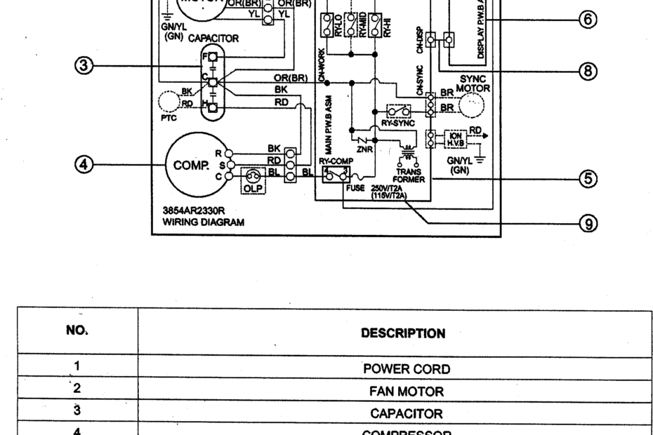 DIAGRAM Gold Star Air Conditioner Wiring Diagram MYDIAGRAM ONLINE